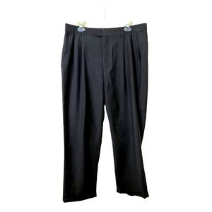 Eddie Domani mens dress pants size 38X32 Gray in color.